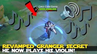 REVAMPED GRANGER NOW PLAYS HIS VIOLIN DURING RECALL! SECRET FEATURE? MLBB NEW UPDATE 2024