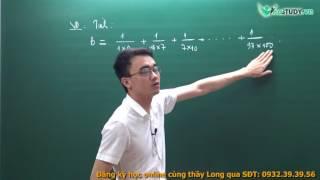 [Toán nâng cao lớp 5] - Tư duy bài toán tính nhanh phân số  - thầy Nguyễn Thành Long