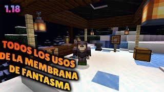 PARA QUE SIRVE la MEMBRANA de FANTASTMA/PHANTOM en MINECRAFT