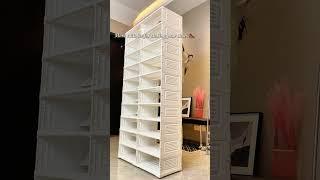 ANTBOX Foldable Shoe Rack: No Installation, Effortless Shoe Storage!
