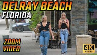 Delray Beach Florida - Atlantic Avenue Static Zoom Videos