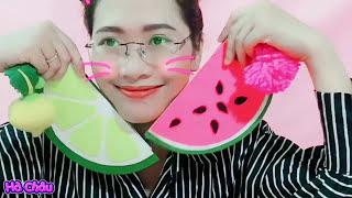 BACK TO SCHOOL DIY- Try making a watermelon bag and lemon bag- HA CHAU