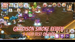 GX Poison Smoke Skill Review and Testing On Real WOE!! Ragnarok Guillotine Cross