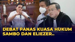 [FULL] Nada Tinggi! Adu Mulut Richard Eliezer dan Kuasa Hukum Sambo Saat di Persidangan