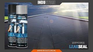 Industore: Rust-Oleum LeakSeal spray. Rubber coating voor het dichten van lekkages en scheuren.