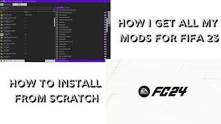 FIFA 23 MOD FC 24| EASY WAY TO DOWNLOAD AND INSTALL FIFA 23 MODS FROM SCRATCH| ALL YOU NEED TO KNOW