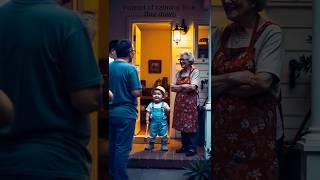 The baby annoying music band - The baby and grandma annoyed the neighbors #baby #nieghbors #story