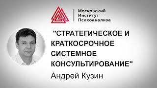 А.Ю. Кузин о программе  "Стратегическое и краткосрочное системное консультирование"