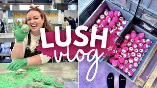 LUSH FACTORY TOUR! 🫧  behind-the-scenes, BIG haul & spa facial ‍️ Original Lush Store Poole 