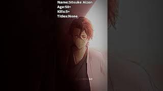 Aizen Then VS Now #shorts #anime #bleach #aizen