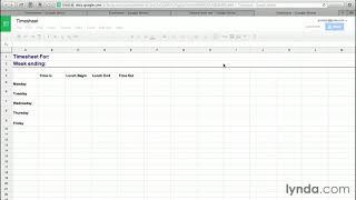 Google Sheets Tutorial - Using Google Sheets to make templates