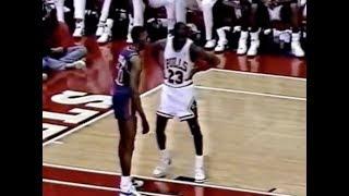 Dennis Rodman Great Defense on Michael Jordan - 1988 NBA ECSF