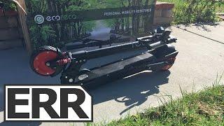 EcoReco M5 Electric Scooter Video Review