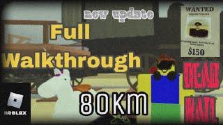 Roblox Gameplay - Solo Full Walkthrough Mobile - Dead Rail 80Km ( win ) |New Update