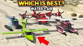 GTA 5 ONLINE : TULA VS SEABREEZE VS SEA SPARROW VS DODO (WHICH IS BEST IN AIR + WATER?)