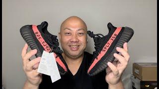 Adidas Yeezy Boost 350 V2 Core Black Red (2023) Full Detail Review