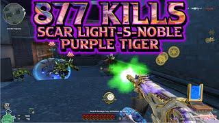 Scar Light-S-Noble Purple Tiger | 877 Kills | Hero Mode X | Crossfire West