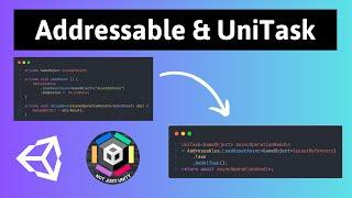 How to use Addressable w/ UniTask or async/await in Unity