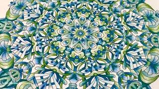 CENTERED by Angie Grace - prismacolor pencils - color along