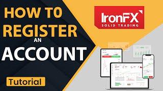 IronFX Tutorial : How to Create, Fund  & trade an Account on IronFX