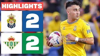 UD LAS PALMAS 2 - 2 REAL BETIS | HIGHLIGHTS LALIGA EA SPORTS