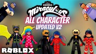 Miraculous Character Showcase Updated | Quest of Ladybug & Cat Noir Roblox Official RP