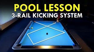 Pool Lesson | Great 3 Rail Diamond Kicking System Explained