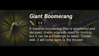 Giant Boomerang | Respawn Location | Zelda TOTK