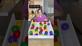 How fast can you solve the color ball sort puzzle? #ballsort #colormatch #games #puzzle #challenge