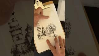 How you can practice composition with inkdrawings #inkdrawing