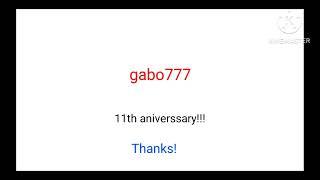 gabo777 11th aniverssary Logo