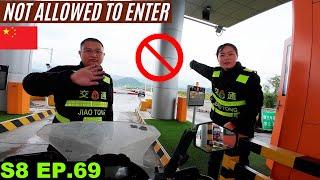 NOT ALLOWED TO ENTER HIGHWAY  S8 EP.69 | Pakistan to Japan Motorcycle Tour