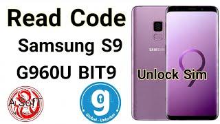 Read Code Unlock Sim Samsung S9 G960U BIT9 CHA |Global Unlocker Tool