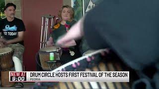 Peoria Drum Circle helps participants find their rhythm