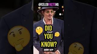 ⭐ Celeb Facts - #johnnydepp  - #celebrityfacts #celebrities #shorts #celebs #celebritysecrets