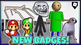 HOW TO GET ALL 5 NEW BADGES in TREVOR CREATURES KILLER 2 | ROBLOX