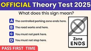 Theory test 2025 UK | Last Month Asked Questions (Don't Miss) | Pass First Time