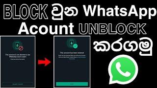 Whatsapp account is not allowed to use due to spam | How to unblock whatsapp account 2022