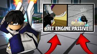 How to USE JET ENGINE PASSIVE in Heroes Battlegrounds ROBLOX