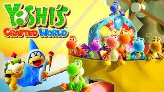 Yoshi's Crafted World - Full Game - No Damage 100% Walkthrough