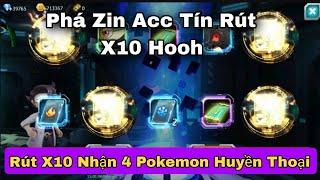 Poke Đại Chiến Rút X10 Hooh Sever Mới Nhận 4 Pokemon Huyền thoại