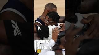 LeBron Hames Celebrates With His Family, Team 