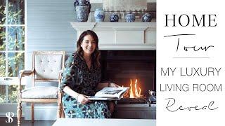 LUXURY LIVING ROOM REVEAL | INTERIOR DESIGNER HOUSE TOUR