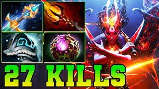 27 Kills + Ultra Kills QOP Dota 2 Mid - Best Queen Of Pain Dota 2 Pro Gameplay Guide Build 7.37