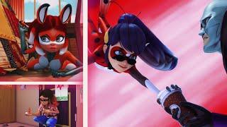 RENA ROUGE IN ACTION! - PEGABUG VS SHADOW MOTH - E14 SENTIBUBBLER - ENGLISH DUB - MIRACULOUS [S4] P1