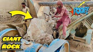 Super Giant Rock Crusher In action Rubble Crusher |Master jaw Crusher|Super Satisfying Rock Breaker