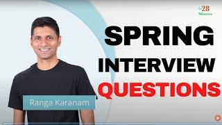 SPRING INTERVIEW Questions and Answers