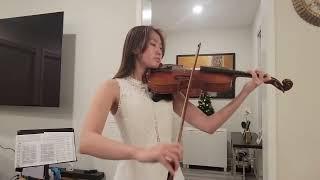 Christine Wong - Bach 6th Cello Suite for Viola: Courante | 2023 Baroque Music Competition