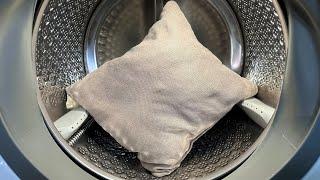 Experiment - Pillows in Action - in a Washing Machine