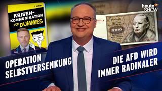 FDP in der Krise | AfD will zurück zur D-Mark | Wirtschaft unter Druck | heute-show vom 06.12.2024